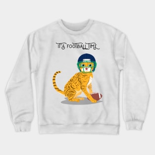 It's football time Crewneck Sweatshirt